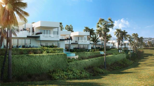 Imagen 4 de Contemporary Semi-Detached Villas in Santa Clara, Marbella with Swimming Pools and Golf Views