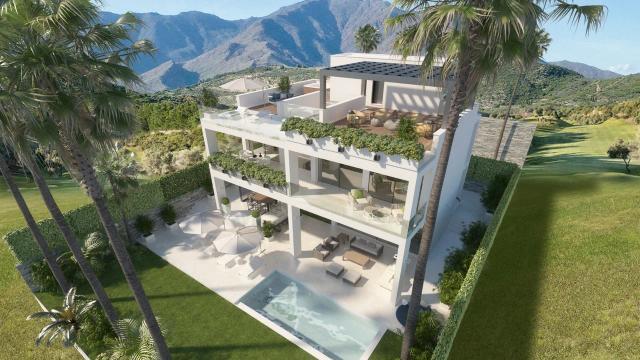 Imagen 4 de Villas with private pool and views of the golf and sea at Estepona Golf