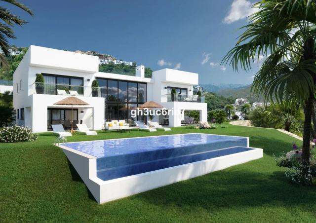 Imagen 3 de Villa under construction with sea views and infinity pool in La Mairena