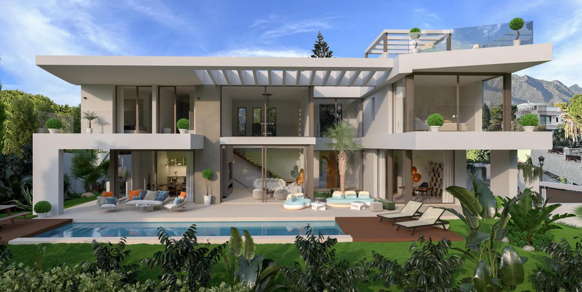 Luxury Villa under Construction in La Carolina, Marbella
