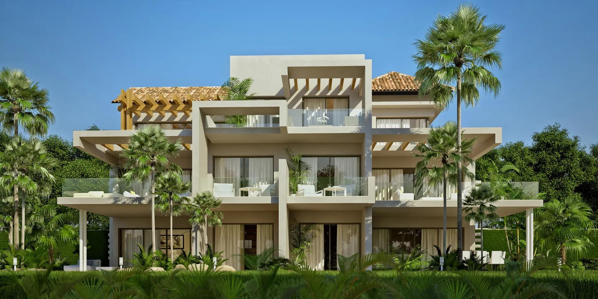 Residencial con apartamentos dúplex y servicios exclusivos en Marbella Club