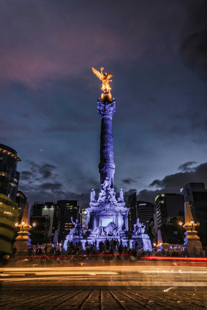 Av. Paseo de la Reforma, Ángel de la Independencia, CDMX.