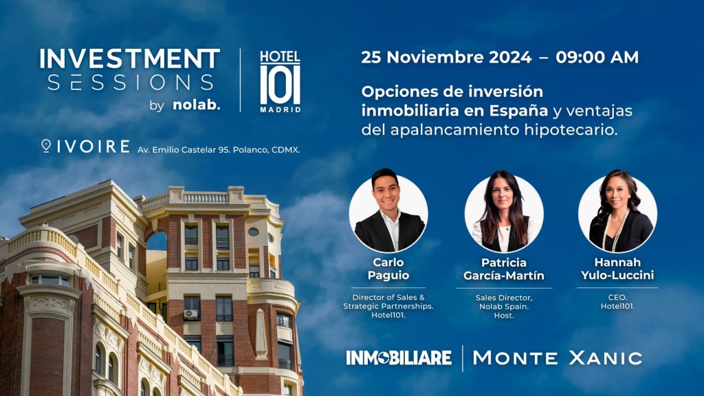 Regístrate en el evento Investment Sessions by Nolab.